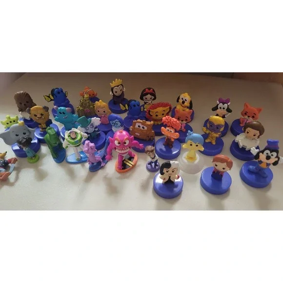 Disney 2023 100th Anniversary McDonald's Happy Meal Toys etc.. Cake toppers