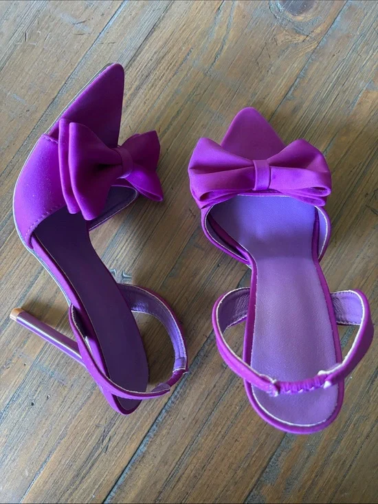 Purple size 37 (women’s 6.5) heels