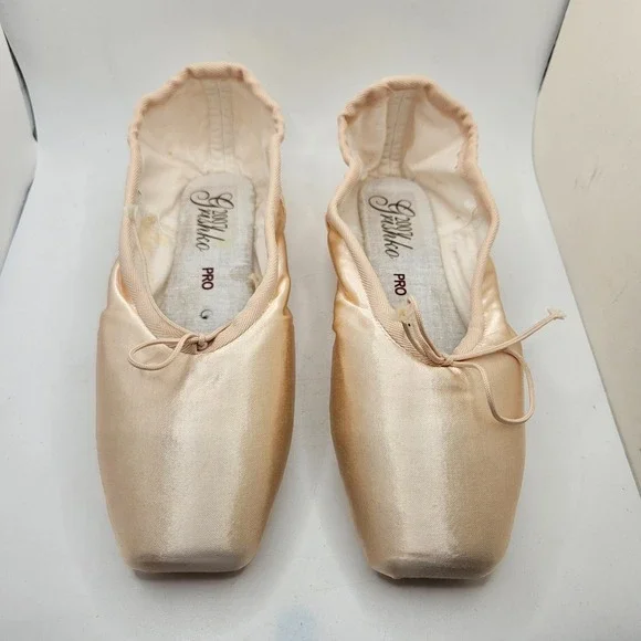 Grishko 2007 Pro Pointe Shoes Ballet Pink Satin Size 6.5 2X H
