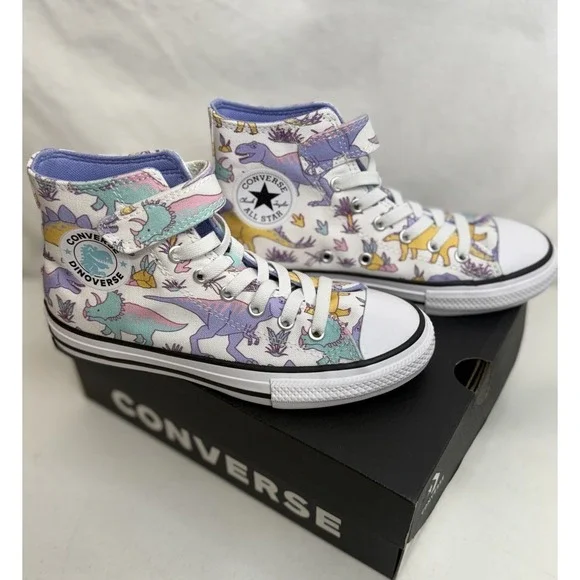 Kids Converse All Star Size 2Y Dinoverse Collection NIB Dinosaur