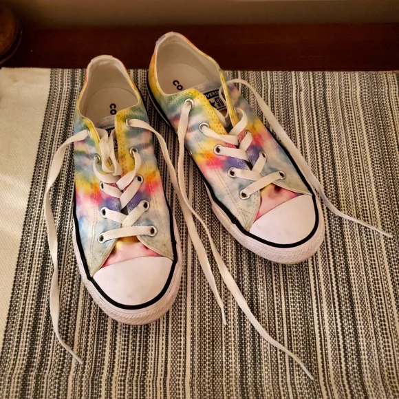 CLEARANCE ~ LAST CALL              Tie Dyed Converse Sneakers - Unisex