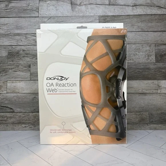 DonJoy OA Reaction WEB Knee Brace Medial Left Lateral Right Size M 11-7427-3