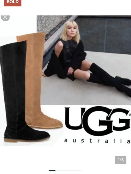 worn a few times UGG LOMA genuine suede over knee boots 7.5