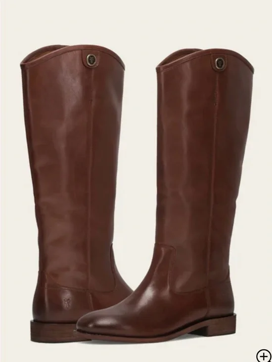 Frye Melissa Button Boots - Brown