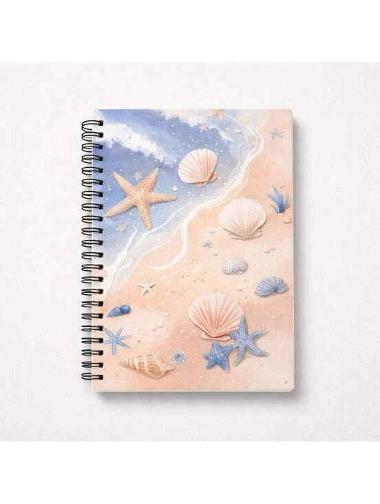 A5 Kawaii Notebook Gift Set with 6 Gel Pens Spiral Journal School Planner New