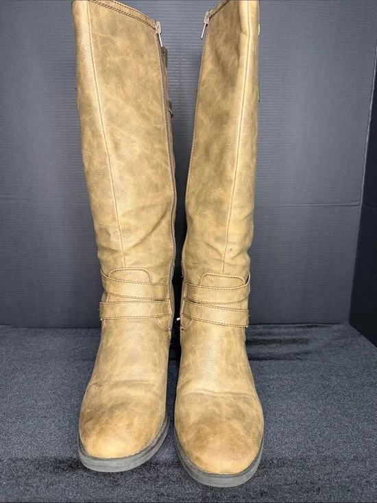 Cato Over-the-Knee Boots in Tan