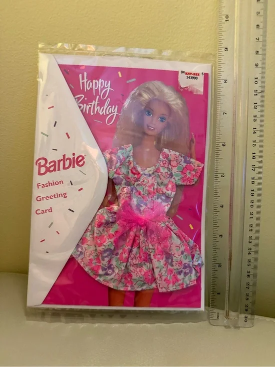 Barbie Card with Barbie outfit