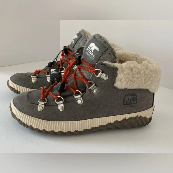 Waterproof Sorel Youth Gray Out N About Winter Boots