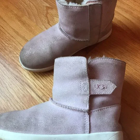 Ugg pink fur boots