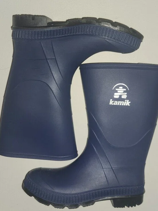 Kamik Kids Stomp Rain Boots Big Kids Size 3