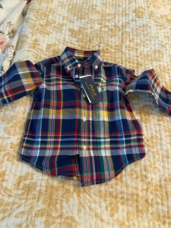 Ralph Lauren Multicolor Plaid Button-Down Shirt
