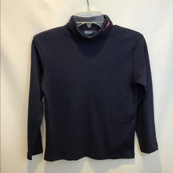 Ralph Lauren Logo Embroidered Turtleneck Tee