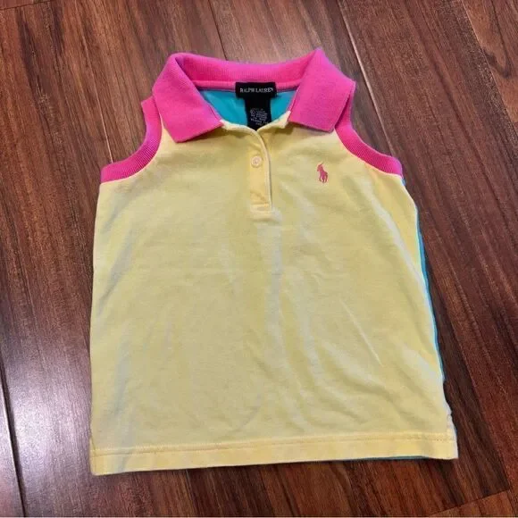 Ralph Lauren Colorblock Polo Tank Top