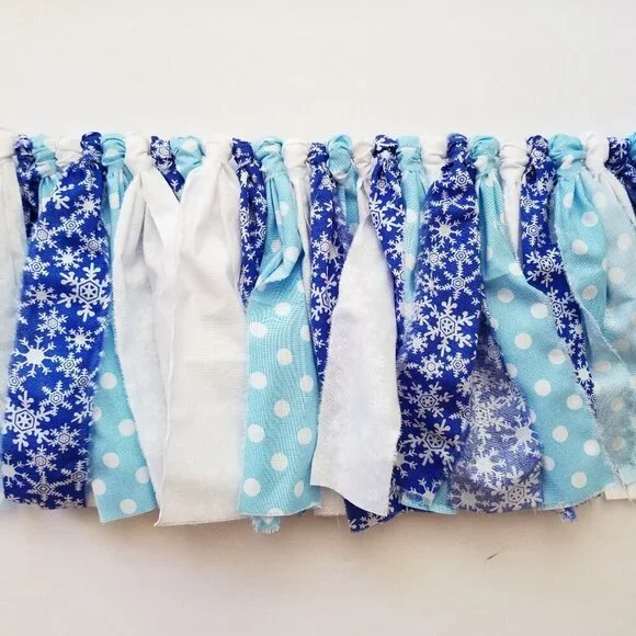 Snowflake High Chair Banner | First Birthday | 3’ HIGH CHAIR