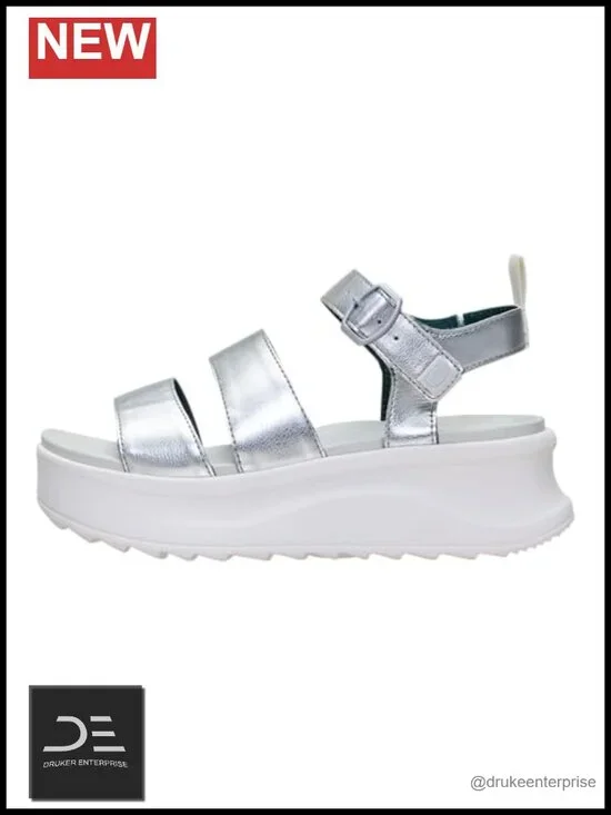 Lightweight Platform Sandal with EVA Footbed and Adjustable Buckle