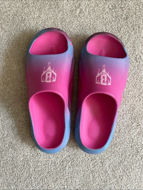 Baseball Lifestyle 101 Kids Pink & Blue Slide Sandals