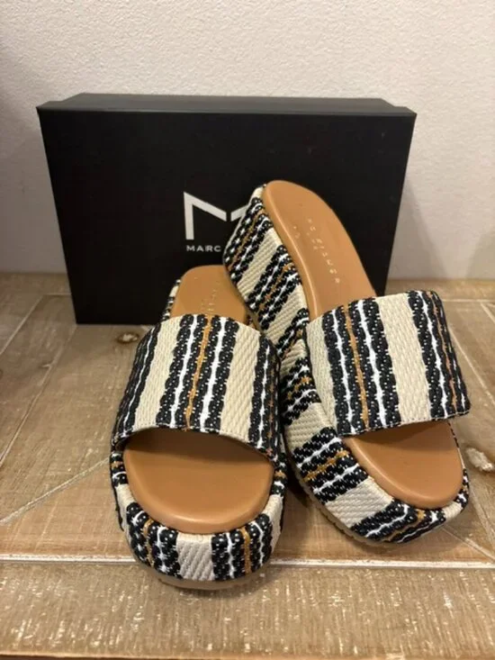 NEW Marc Fisher LTD Daylin Platform Sandals Light Natural - Sizes 7.5, 8, 9.5