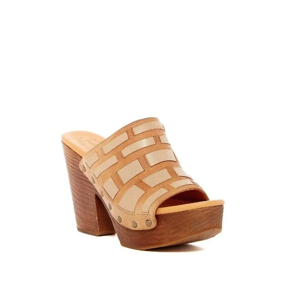 Kork Ease Charissa Platform Sandal Tan Leather