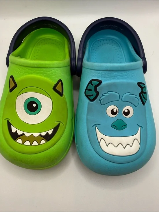 Monsters inc- Mike and Sully clog style shoes