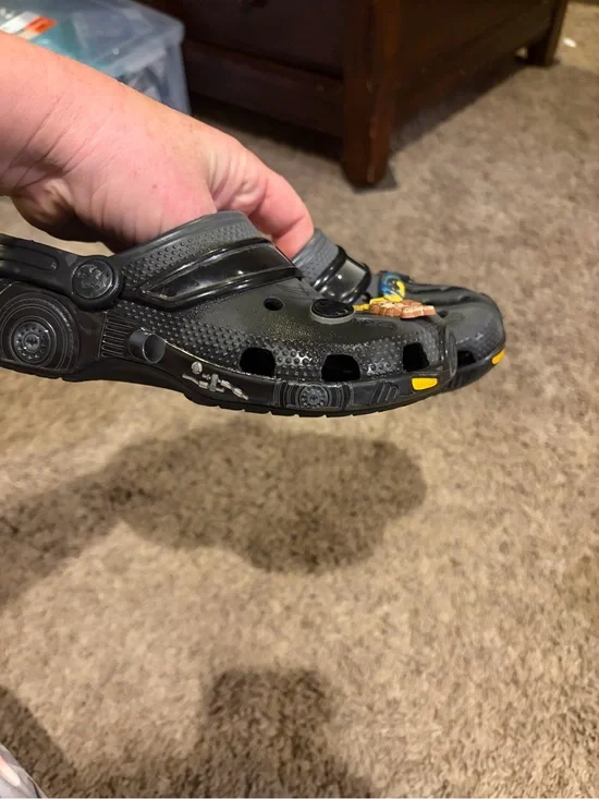 CROCS Black Kids' Character-Accent Clog