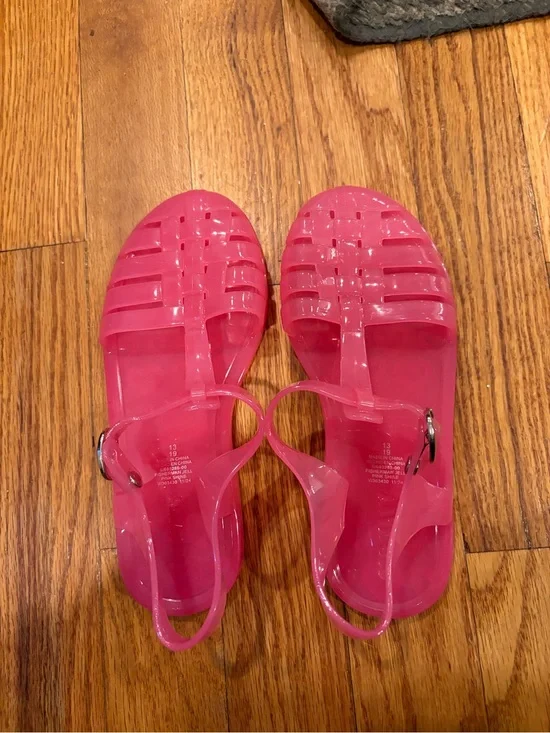 Old Navy Hot Pink Jelly Sandals for Kids