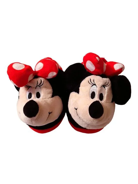 Disney Minnie Mouse Toddler Slippers- Size 5/6