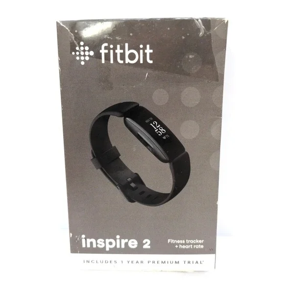 Fitbit Inspire 2 Health Fitness Tracker Heart Rate Sleep Monitor Black FB418BK