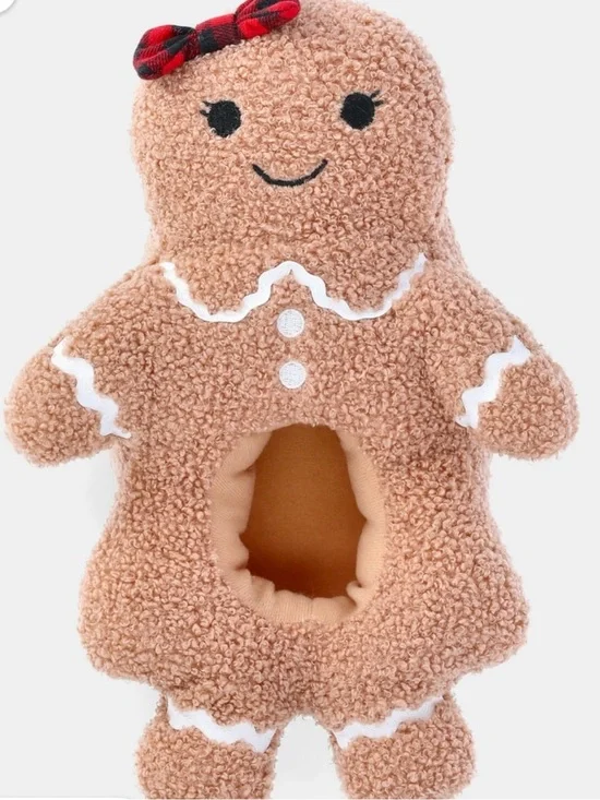 BRAND NEW Plush Gingerbread Slippers for Kids Size 13/1
