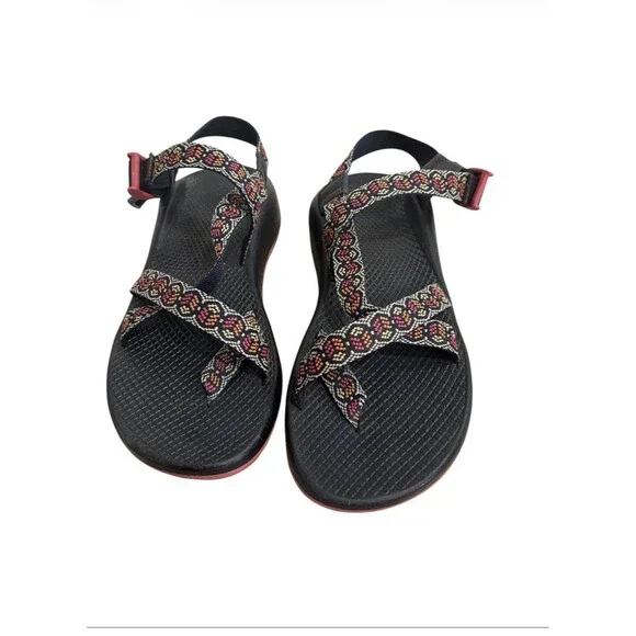 Chaco Women's Z/2 Adjustable Strap Classic Sandal Size 9 Geometric Pink