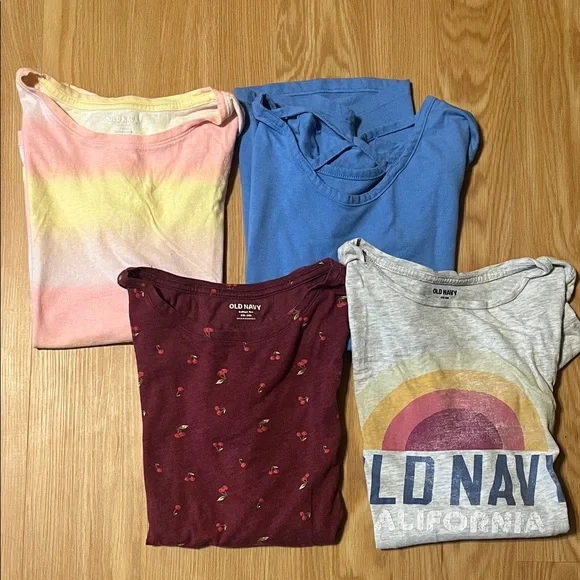 Lot of 4 Old Navy Short Sleeve Tees, size Girls XXL