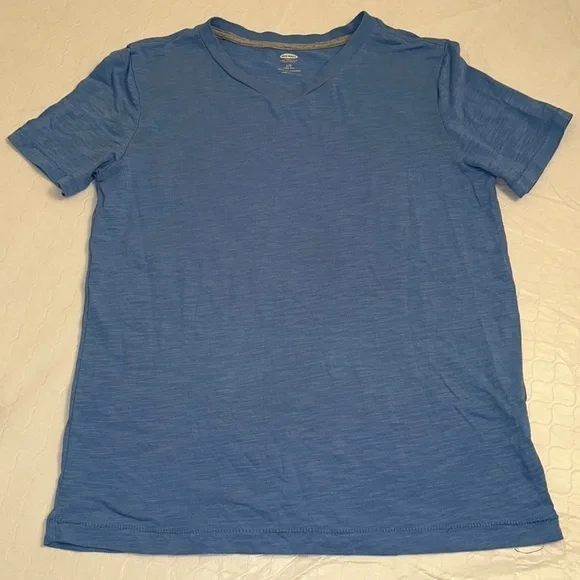Old Navy super soft light blue v-neck short sleeve burnout tee