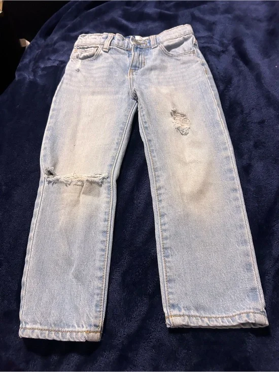 Old Navy Light Blue Distressed Kids Jeans