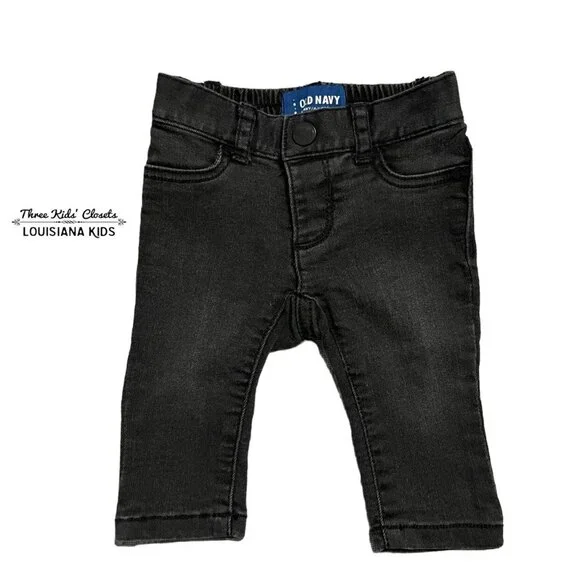 Old Navy 0/3m Black Skinny Jeans