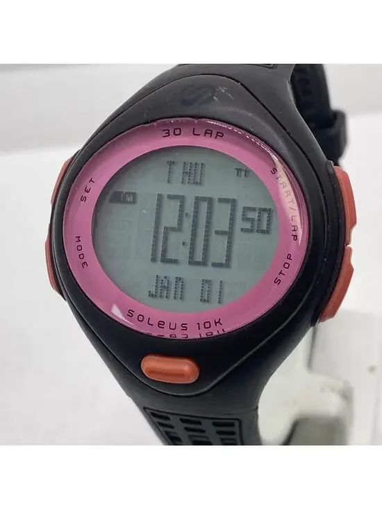 Soleus Womens Sports Running Watch Works New Battery