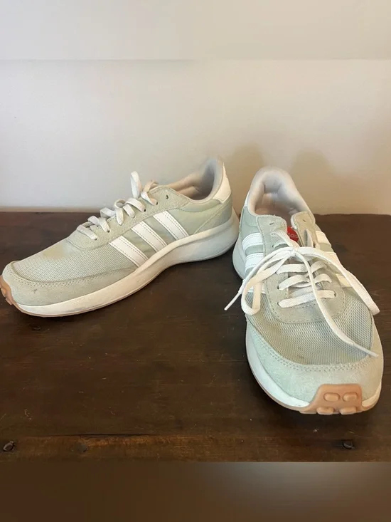 Adidas run 70s linen green cloud white sneakers