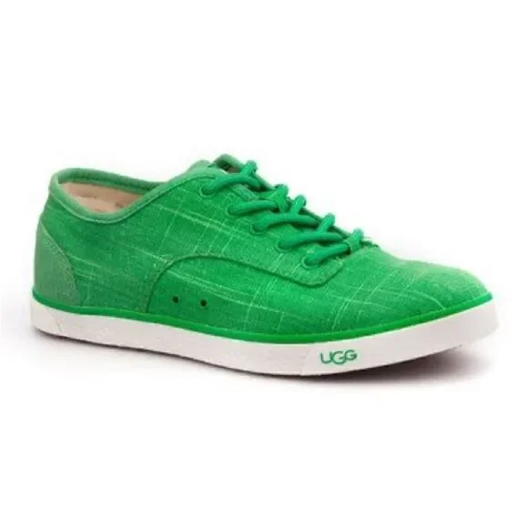 Ugg | Sherpa lined lime green sneakers | size 8