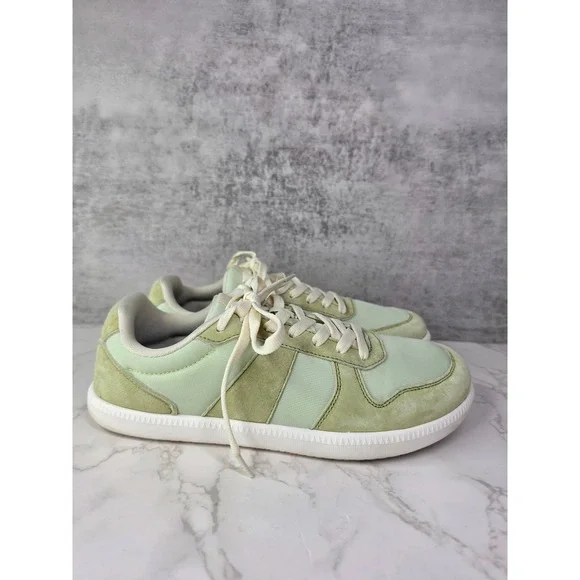 Whitin Barefoot Sneakers Green Minimalist Wide Toe Box Shoes Womens EU40/US9.5