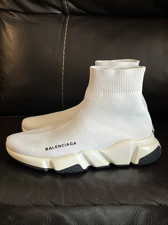 Balenciaga Speed Trainer Sneakers White US 6.5 EUR 37 UK 4