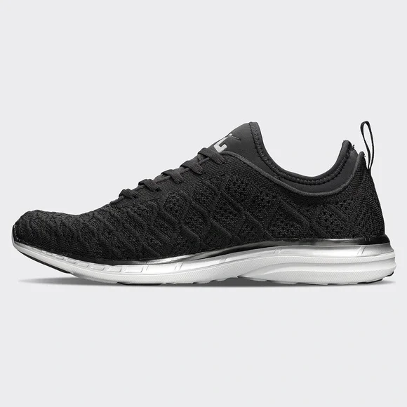 APL Women’s TechLoom Phantom Black / Metallic Silver Sneakers