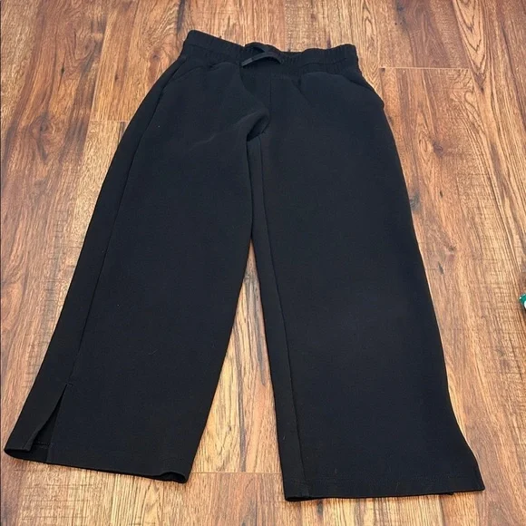 Old Navy Girls Black Wide-Leg Sweat Pants