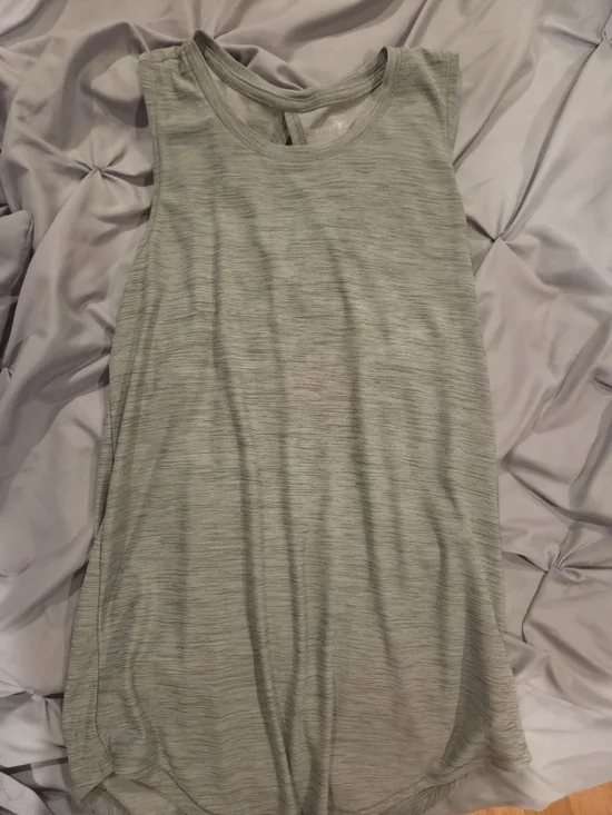 Old Navy Active Heathered Sage Performance Tank