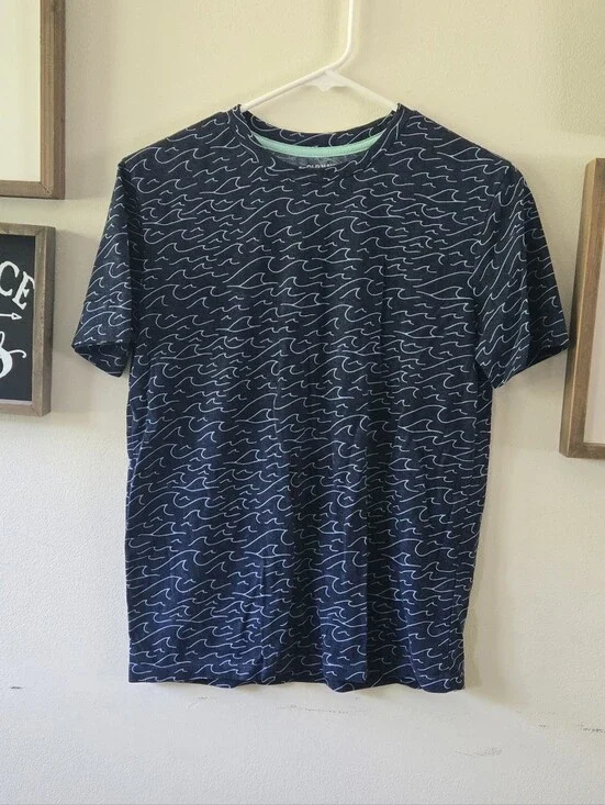 Old Navy Wave-Print Crew Neck T-Shirt