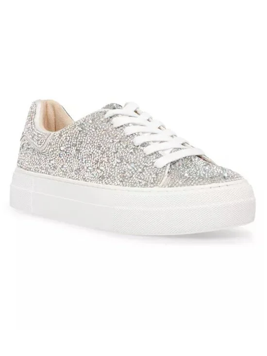 Betsey Johnson Rhinestone Sneakers