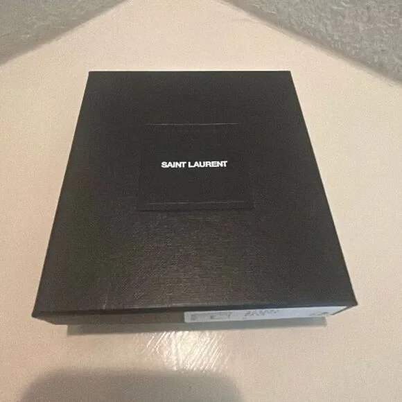 Saint Laurent Small Gift Box & Dust Bag Black Storage Minimalist Luxury Display