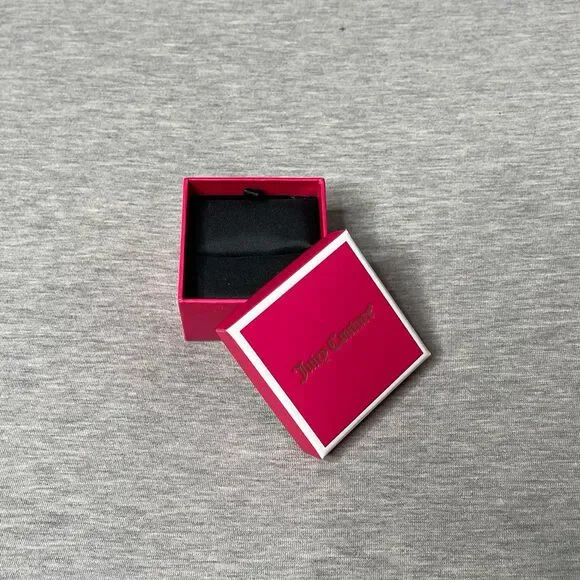 Juicy Couture 2.5” x 2.5” Vintage Ring Jewelry Gift Box