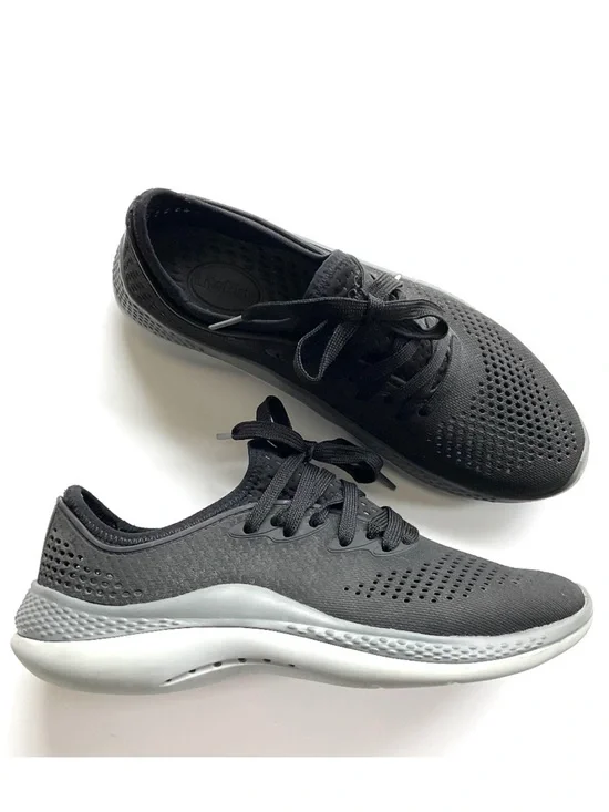 CROCS  Black Slate LiteRide 360 Pacer Lightweight Waterproof Sneakers Size 8