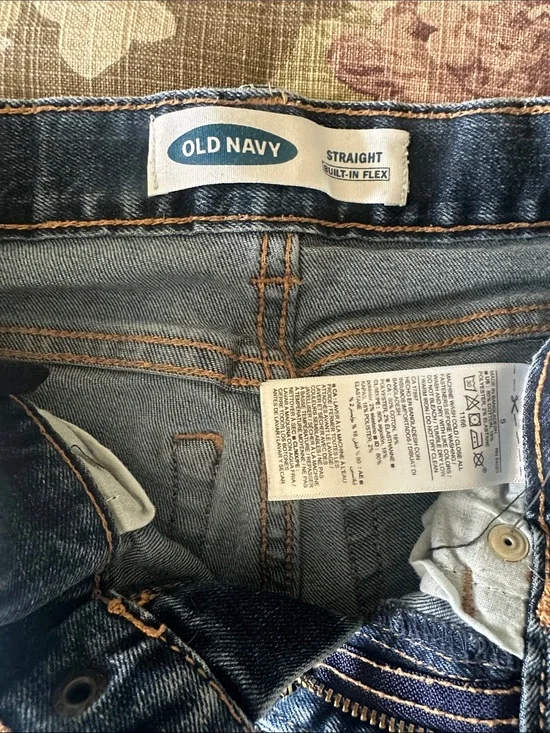 Old Navy Kids Straight Leg Denim Jeans medium was with built in flex