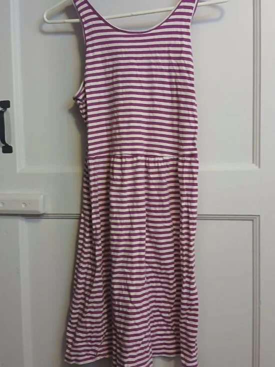 Old Navy Girls XL (14) Purple and White Summer Dress