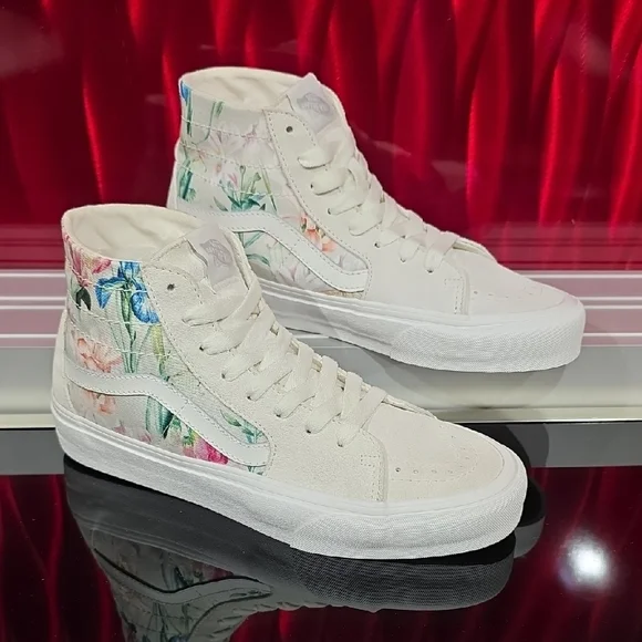 Vans Sk8-Hi Tapered Bouquet Multi Floral High Top Skate Shoes Men’s 7 Womens 8.5