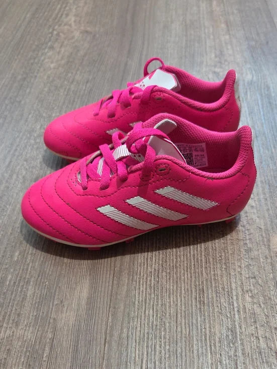 Adidas Kids' Pink Soccer Cleats